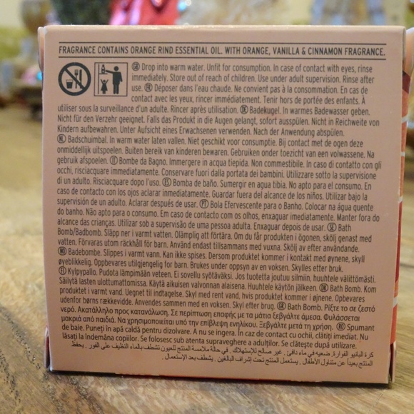 NEW! The Body Shop Vegan Spiced Orange Bath Bomb - Orange, Vanilla, Cinnamon - Picture 5 of 6